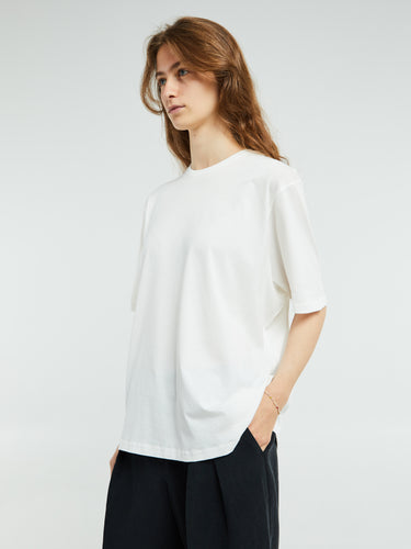 The Frankie Shop - Harper Soft Organic T-shirt in Off-white