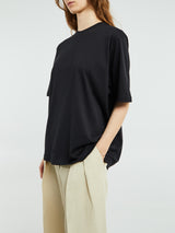 The Frankie Shop - Harper Soft Organic T-shirt in Black