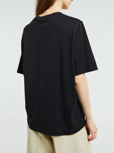 The Frankie Shop - Harper Soft Organic T-shirt in Black