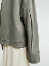 The Frankie Shop - Talia Sweatshirt in Light Khaki