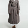 The Frankie Shop - Mavis Oversized Trench in Grey