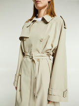 The Frankie Shop - Veyron Trench Coat in Cement