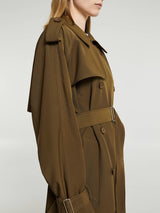 The Frankie Shop - Veyron Trench Coat in Khaki