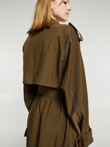The Frankie Shop - Veyron Trench Coat in Khaki