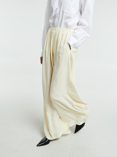 The Frankie Shop - Aeson Maxi Skirt in Pale Yellow