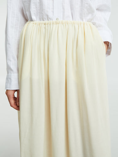 The Frankie Shop - Aeson Maxi Skirt in Pale Yellow