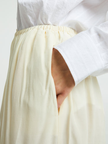 The Frankie Shop - Aeson Maxi Skirt in Pale Yellow
