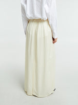 The Frankie Shop - Aeson Maxi Skirt in Pale Yellow
