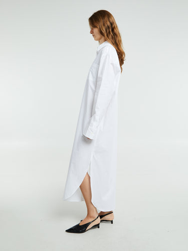 The Frankie Shop - Helena Shirt Dress in White