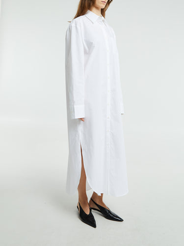 The Frankie Shop - Helena Shirt Dress in White