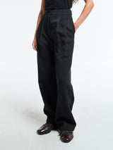 The Frankie Shop - Doyer Pleated Trousers in Black