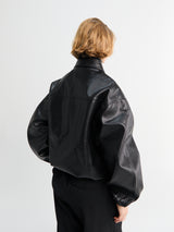The Frankie Shop - Prescott Faux Leather Jacket in Black