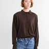 The Frankie Shop - Croydon Padded Knit Polo in Brown
