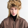The Frankie Shop - Bansko Faux Fur Hat in Beige