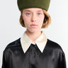 The Frankie Shop - Noxley Pillbox Hat in Olive