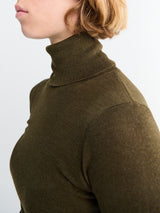 The Frankie Shop - Utica Thin Turtleneck Sweater in Olive