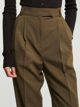 The Frankie Shop - Bea Suit Pants in Chocolate