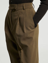 The Frankie Shop - Bea Suit Pants in Chocolate