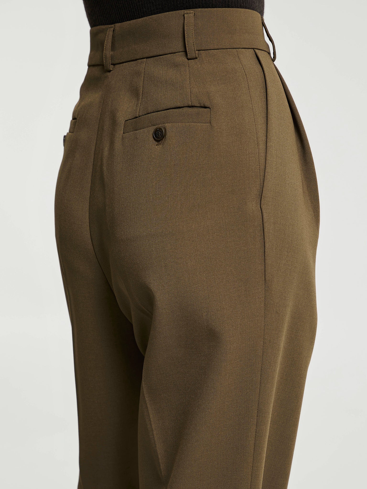 The Frankie Shop - Bea Suit Pants in Chocolate