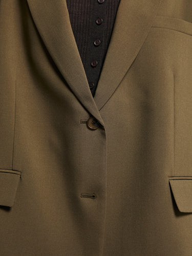 The Frankie Shop - Bea Blazer in Chocolate