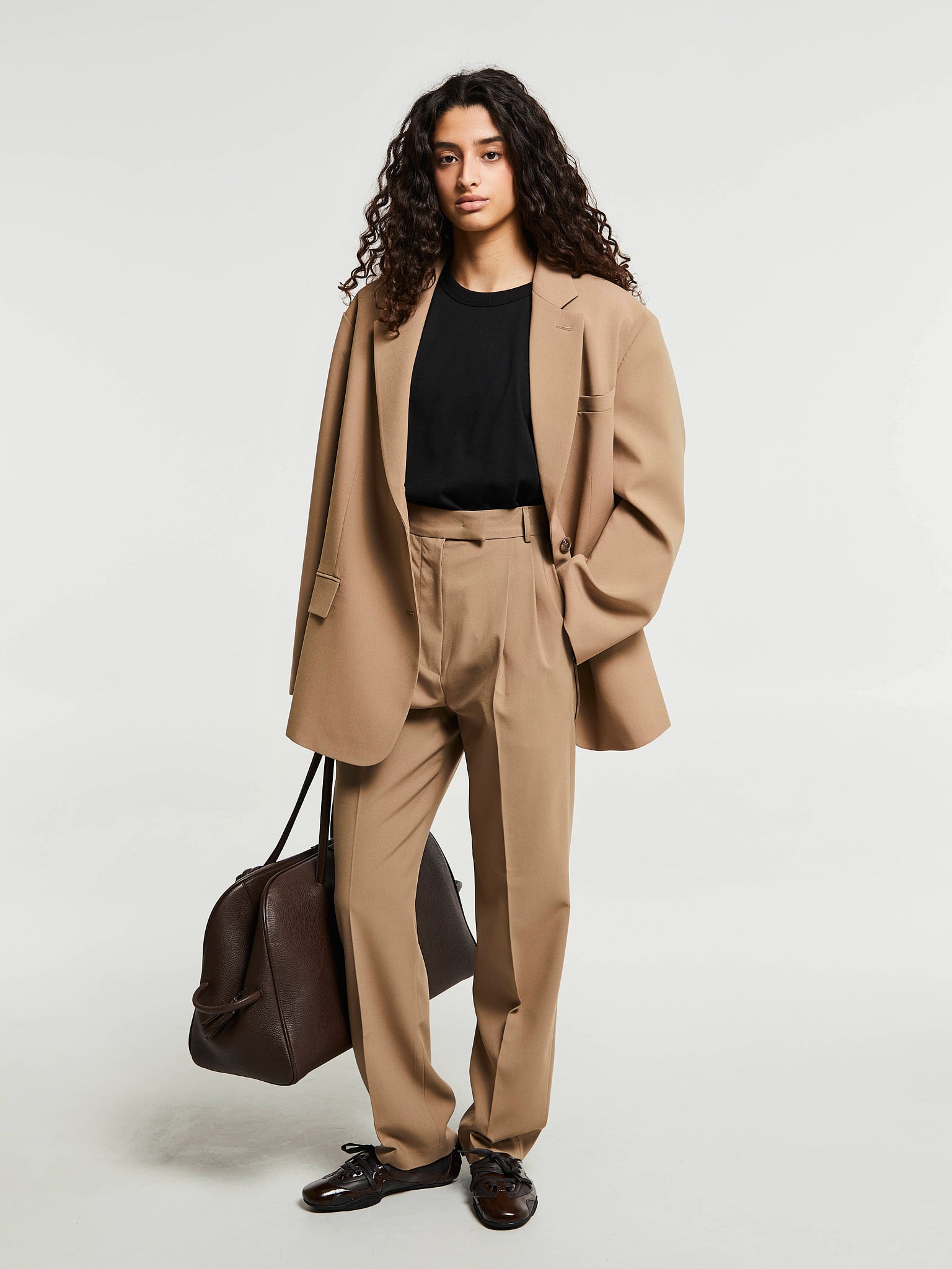 The Frankie Shop - Bea Blazer in Latte