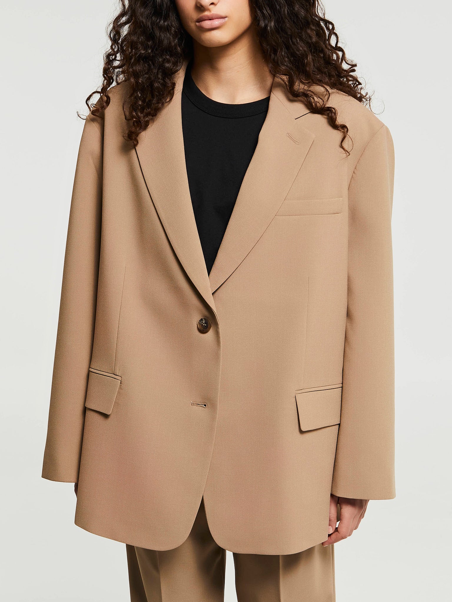 The Frankie Shop - Bea Blazer in Latte