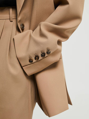 The Frankie Shop - Bea Blazer in Latte