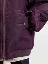 The Frankie Shop - Astra Bomber Jacket in Royal Purple