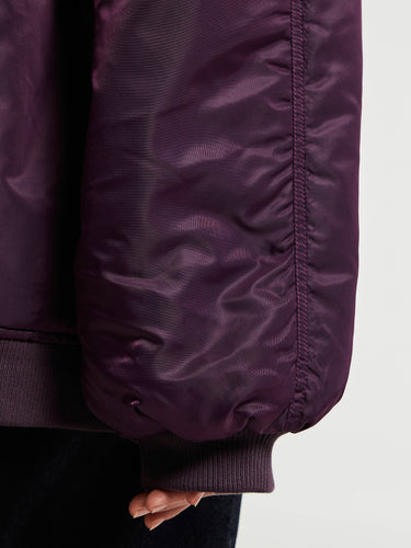 The Frankie Shop - Astra Bomber Jacket in Royal Purple