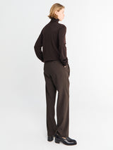 The Frankie Shop - Bea Suit Pants in Dark Expresso