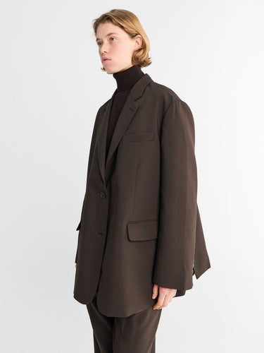 The Frankie Shop - Bea Blazer in Dark Expresso