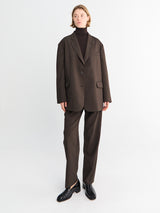 The Frankie Shop - Bea Blazer in Dark Expresso