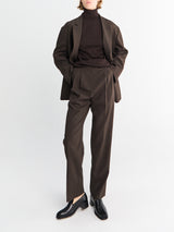 The Frankie Shop - Bea Blazer in Dark Expresso