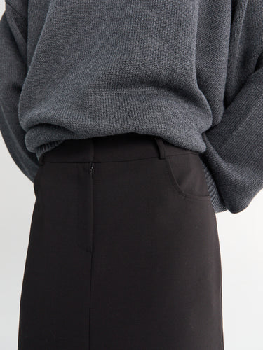 The Frankie Shop - Malvo Long Pencil Skirt in Black