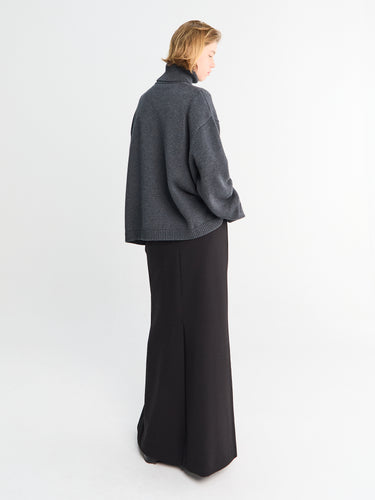 The Frankie Shop - Malvo Long Pencil Skirt in Black