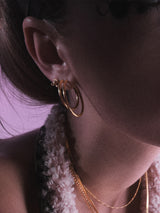 Maria Black - Senorita 25 Hoop Earrings with Gold Plating