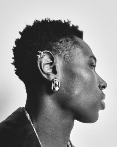 Maria Black - Tryvann Dome Earring in Silver
