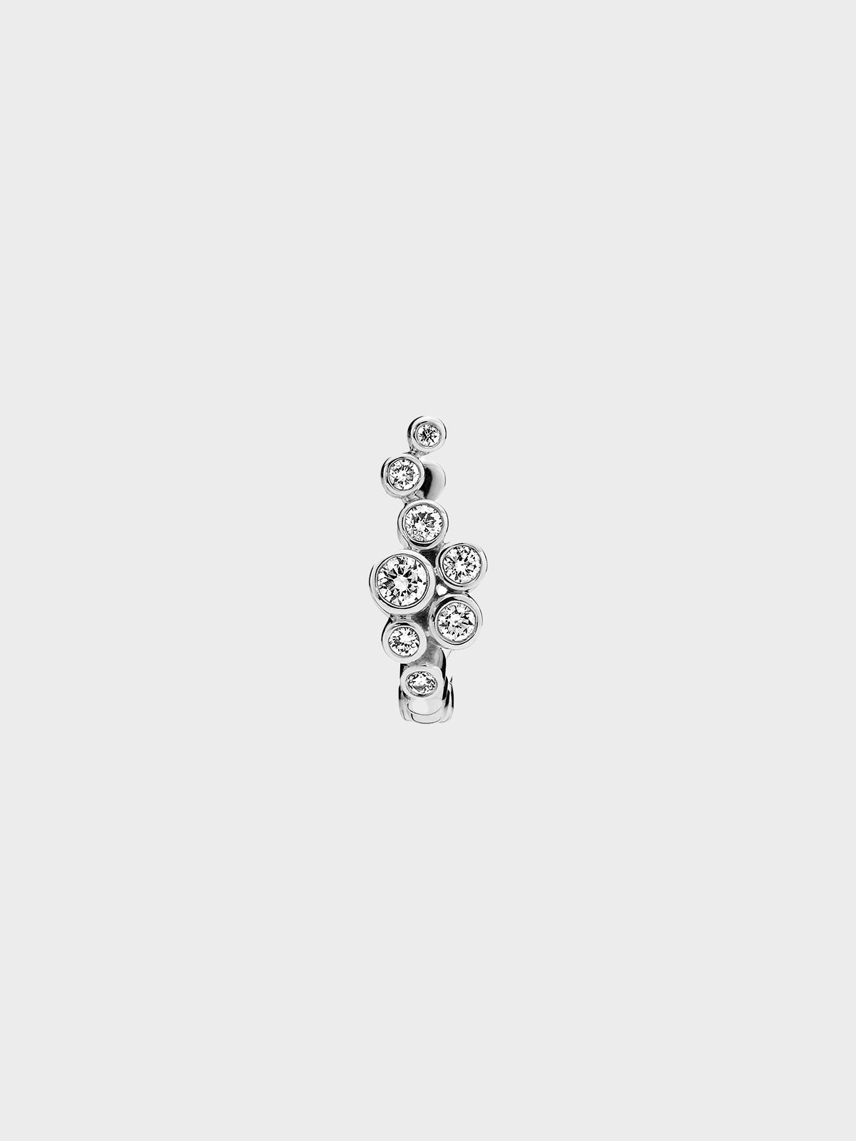 Maria Black - Garbo Huggie Earring in 14K White Gold