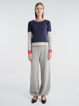 Gimaguas - Triple Tee in Grey Navy