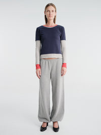 Gimaguas - Triple Tee in Grey Navy