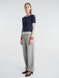 Gimaguas - Triple Tee in Grey Navy