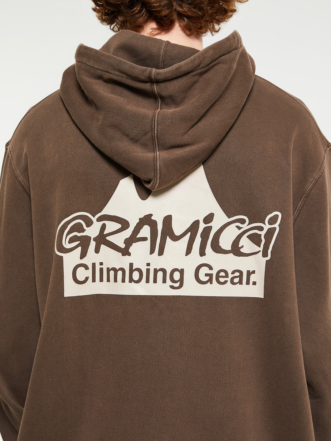 Climbing Gear Hooded Sweatshirt in Brown
