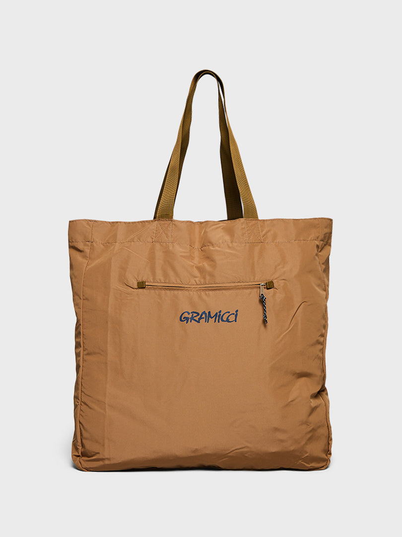Shell Tote Bag in Tan
