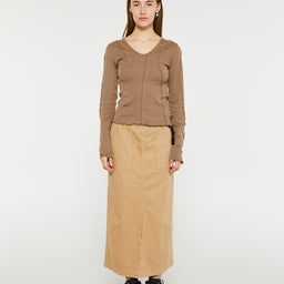 Gramicci - Long Baker Skirt in Chino