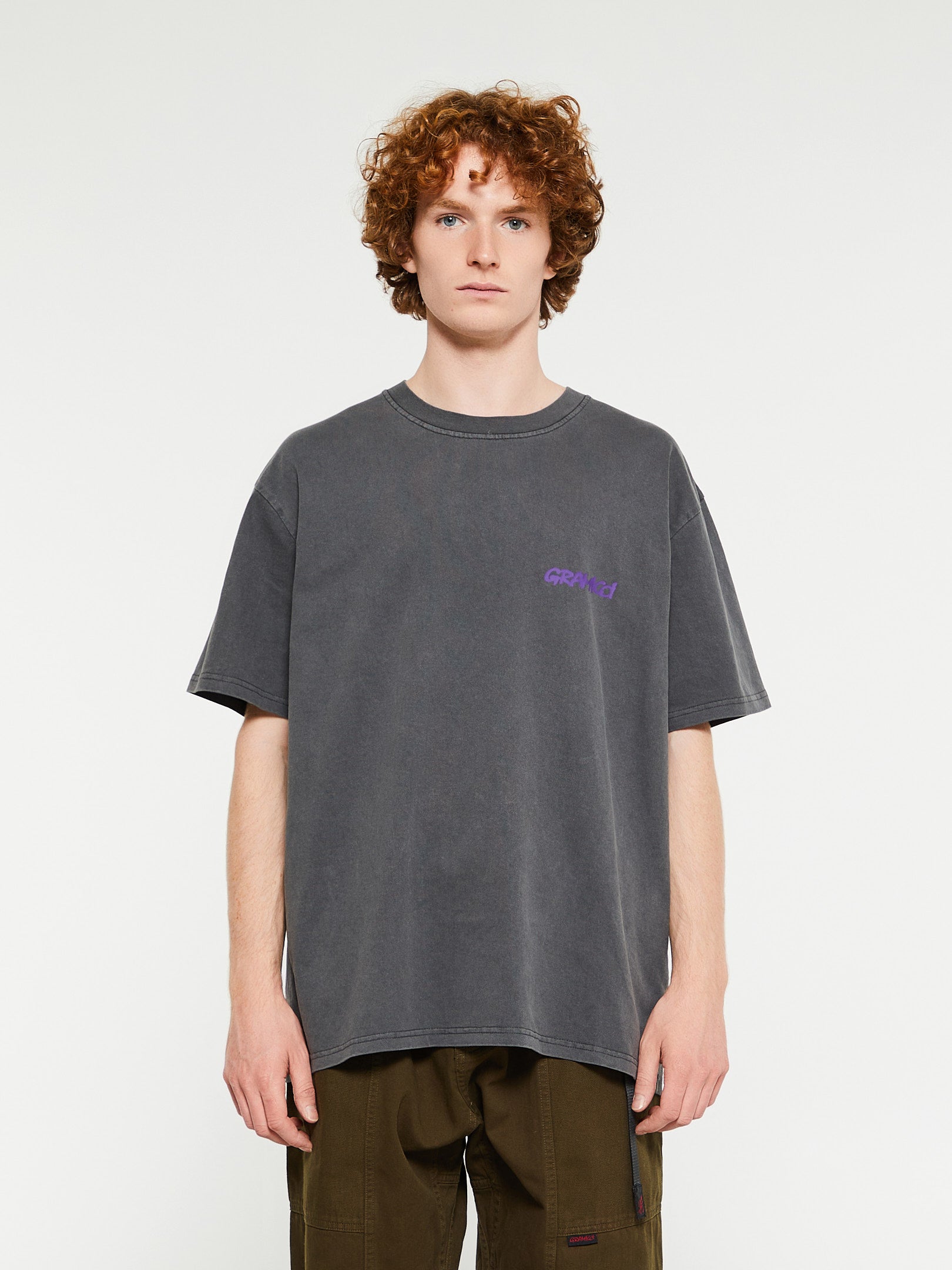Gramicci - Footprints T-Shirt in Grey