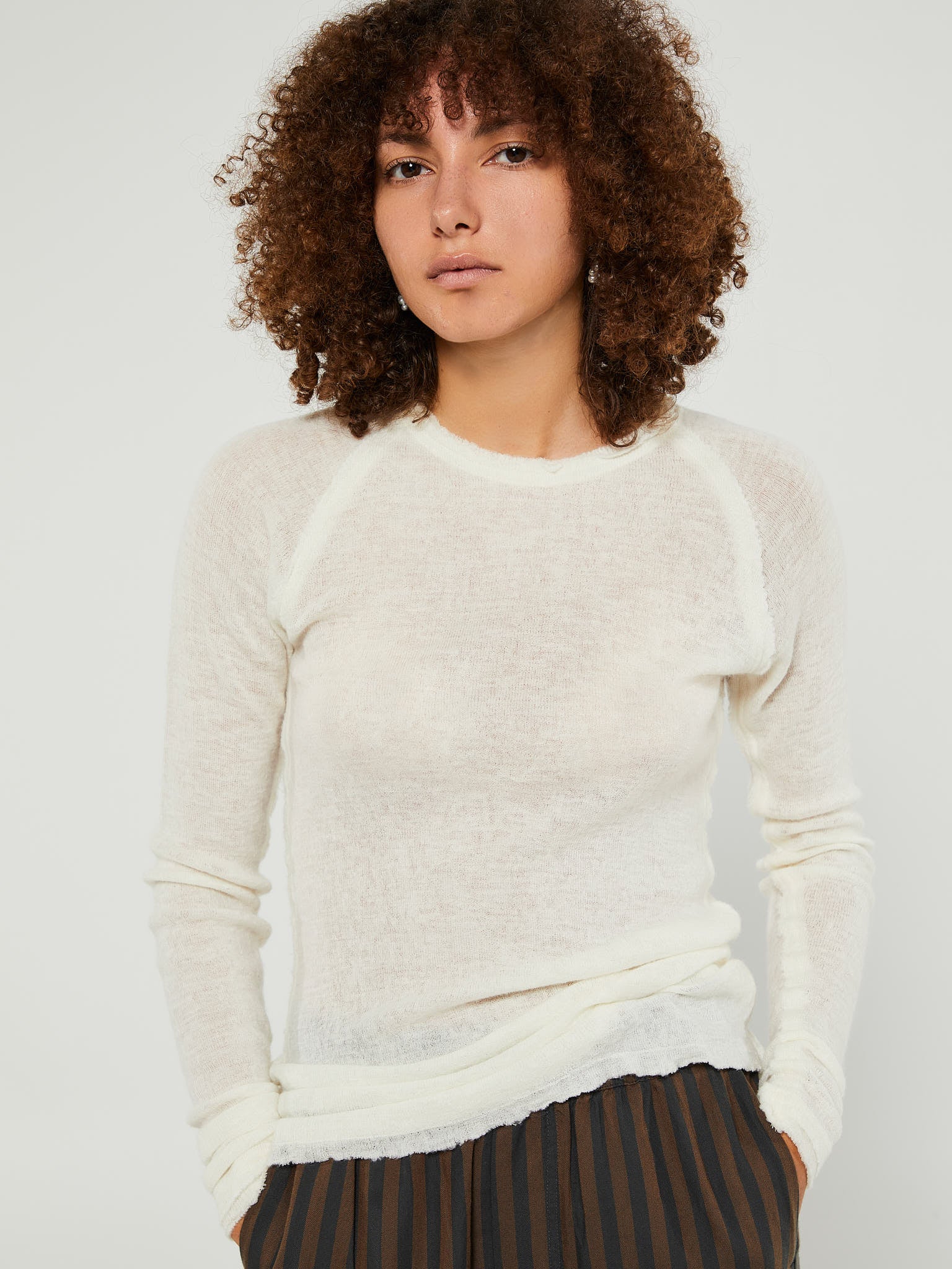 Gudrun & Gudrun - Barba Top in Off-White