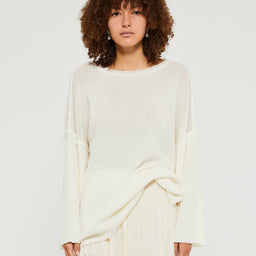 Gudrun & Gudrun - Billa Oversized Sweater in Off-White