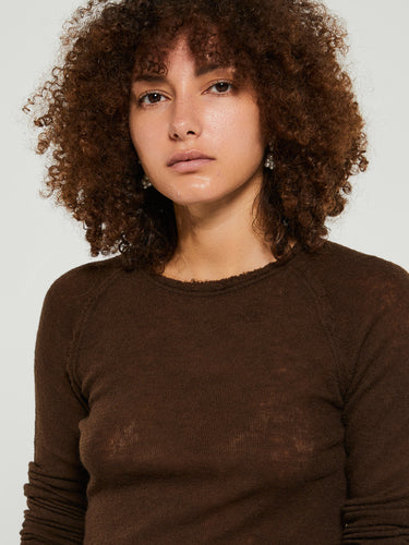 Gudrun & Gudrun - Barba Top in Chocolate