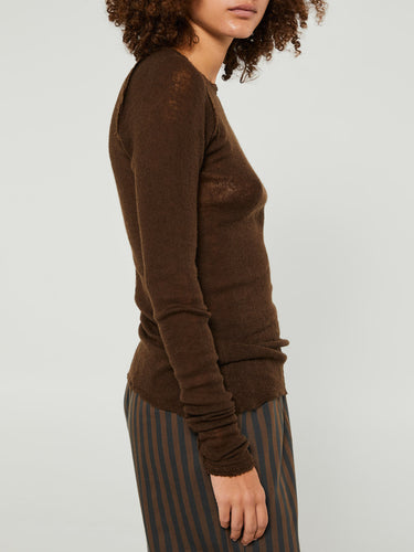Gudrun & Gudrun - Barba Top in Chocolate