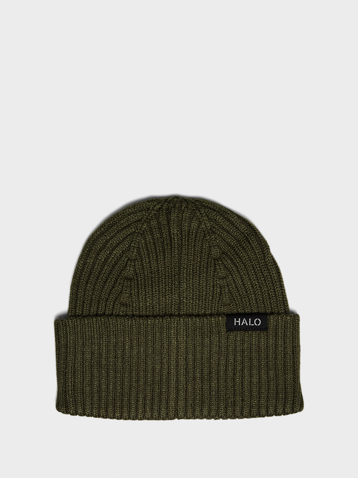 Wool Beanie in Forest Night